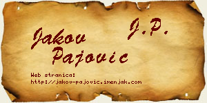 Jakov Pajović vizit kartica